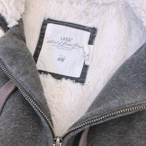 Grey Sweater Hoodie Size M - Picture 7 of 7